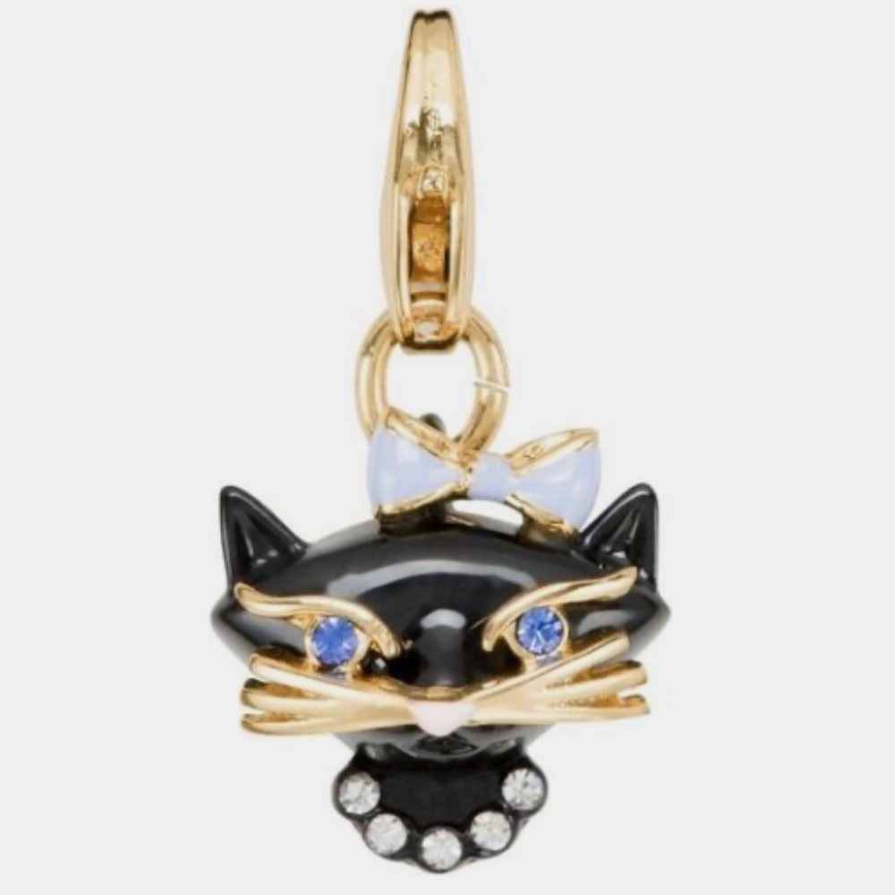 Kate Spade How Charming Black Cat Charm